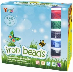 Zažehlovací korálky 9000 ks, sada 18 barev
