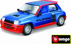 Bburago model auta 1:24 Renault 5 Turbo modrá
