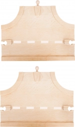 Small foot dřevěná autodráha – T křižovatka