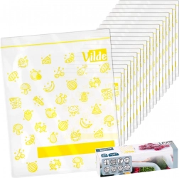 Sáčky se zipem na potraviny 18 × 23 cm, 20 ks