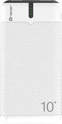 Powerbanka Tracer EnerGo 10000 mAh bílá/černá