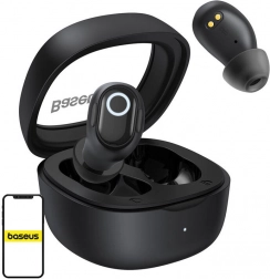 Bezdrátová sluchátka Baseus Bowie WM02 TWS (černá)