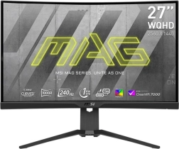 Monitor 27″ MAG 275CQRXF QHD zakřivený 240 Hz černý