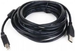 USB 2.0 kabel A–B s feritovým filtrem 3 m