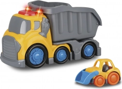 Kiddy auto sklápěč s efekty 19,5 cm a buldozer 8 cm