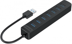 Usb hub ORICO 7portový usb 3.0 (černý)