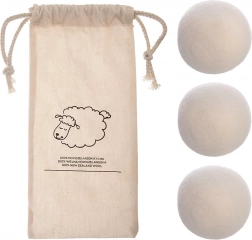 Vlněné sušicí koule do sušičky 7 cm, 3 ks
