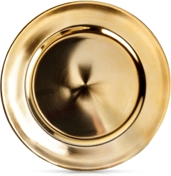 Zlatý podtácek pod talíř 33 cm