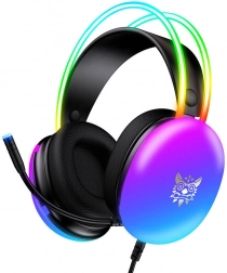 Herní headset ONIKUMA X25 černý s RGB podsvícením