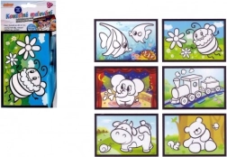 Kouzelné malování vodou – sada obrázek a štětec