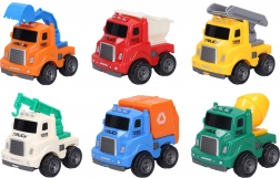 sada dopravních prostředků 6 ks 9 cm
