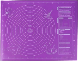 Silikonová kuchyňská podložka na válení 60 × 45 cm s měřítkem