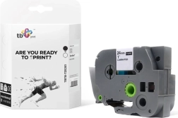 páska pro štítkovače Brother černá na bílé 24 mm x 8 m