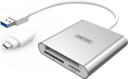 Čtečka paměťových karet USB 3.0 + USB Type‑C