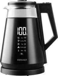 Skleněná rychlovarná konvice ThermoSense