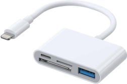 Adaptér Joyroom Lightning na USB OTG se čtečkou karet SD/microSD