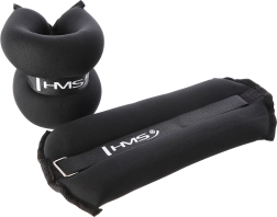 Závaží na kotníky a zápěstí HMS 2 × 3 kg, černá