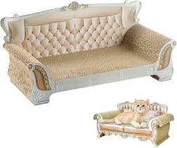 Kartonové škrabadlo pro kočky ve tvaru pohovky