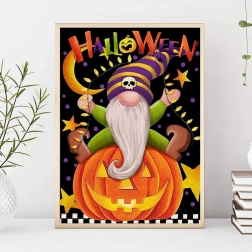 Diamantové malování Halloween 40 x 50 cm