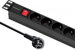 Racková napájecí lišta 1U Qoltec