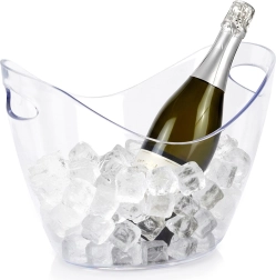 Průhledný plastový kbelík na led 4 l