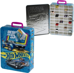 Hliníkový kufřík HOT WHEELS na 50 autíček