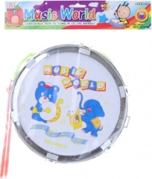 Plastový bubínek se zvířátky pro děti