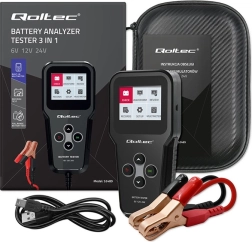 Digitální tester autobaterií 3v1 s LCD pro 6 V, 12 V a 24 V, 30–200 Ah
