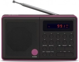 Radio Pliszka USB FM černé