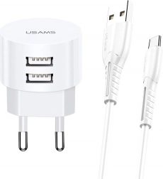 Nabíječka USAMS T20 s 2xUSB a microUSB