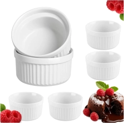 Ruhhy keramické zapékací misky (kokilky) 200 ml – sada 6 ks