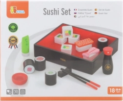 Dřevěná sada sushi pro děti