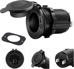 Hermetická montážní zásuvka zapalovače 12/24 V