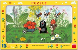 Dino papírové puzzle Krtek na výletě 15 dílků