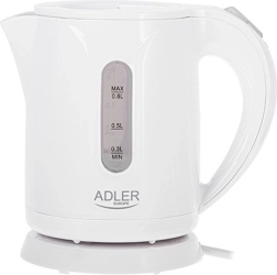 Elektrická rychlovarná konvice 0,8 l ADLER AD 1371, bílá