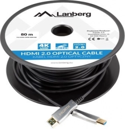 Aktivní optický HDMI 2.0 kabel 80 m LANBERG