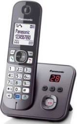 Panasonic bezdrátový telefon s AB KX-TG6821 šedý