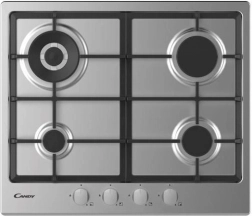 Plynová varná deska s litinovými rošty a dvojitým hořákem 4 kW