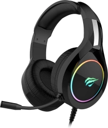 Herní headset Havit Gamenote s RGB podsvícením a 50mm měniči