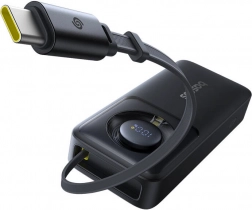 Powerbanka Baseus Free2Pull 10000mAh 30W s kabelem (černá)