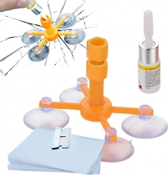 Sada na opravu čelního skla – pryskyřice na praskliny a odštěpky