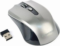 Bezdrátová optická myš černo‑šedá s nano přijímačem