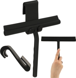 černá silikonová stěrka na sklo a sprchové zástěny