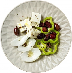 Keramický dezertní talíř SOHO 20 cm šedý