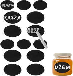 Samolepicí křídové etikety na sklenice s křídou - 14 ks