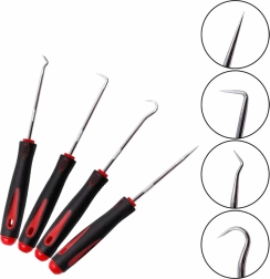 Sada háčků s rukojetí 4 ks