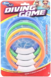 Sada potápěčských kroužků do vody (4 ks)