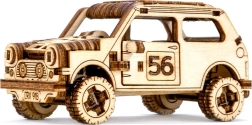 Dřevěné 3D puzzle – rallye auto