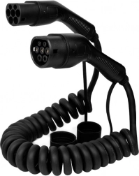 Spirálový nabíjecí kabel pro elektromobily Type 2 - 5M