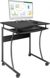 Mobilní počítačový stůl s výsuvnou policí